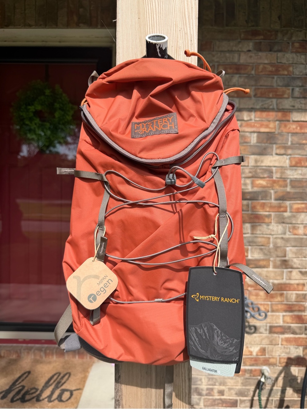 Mystery Ranch Gallagator 15 15L Hiking Backpack Paprika L/XL Zip